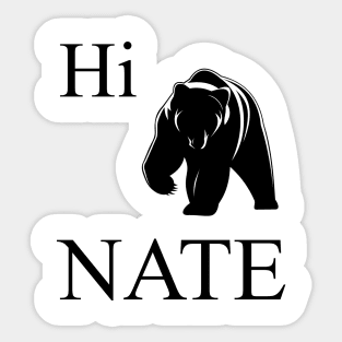 Hi Bear Nate.  Lazy Hibernation Design Sticker